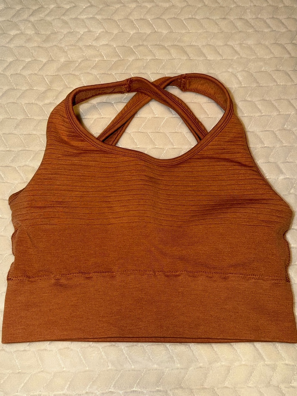 Alphalete Vault Sports Bra Copper Size Small